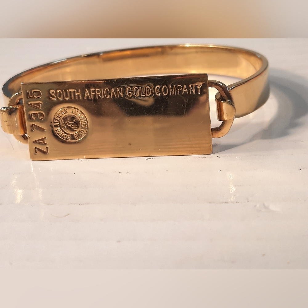 Gold 24 K GP Bracelet by South African Gold Company